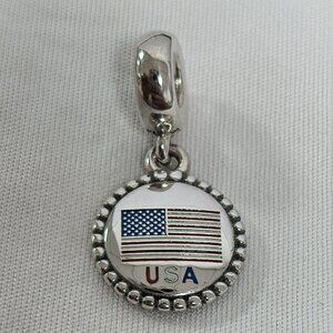 Pandora USA Exclusive Charm Pendant, S925 Silver Jewelry